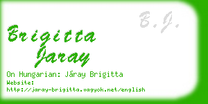 brigitta jaray business card