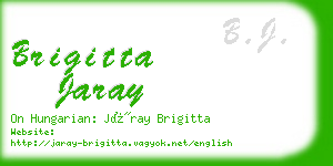 brigitta jaray business card